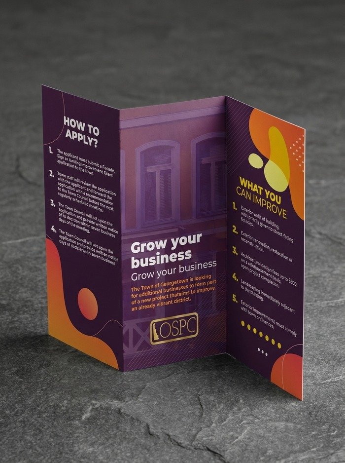 OSPC trifold brochure design